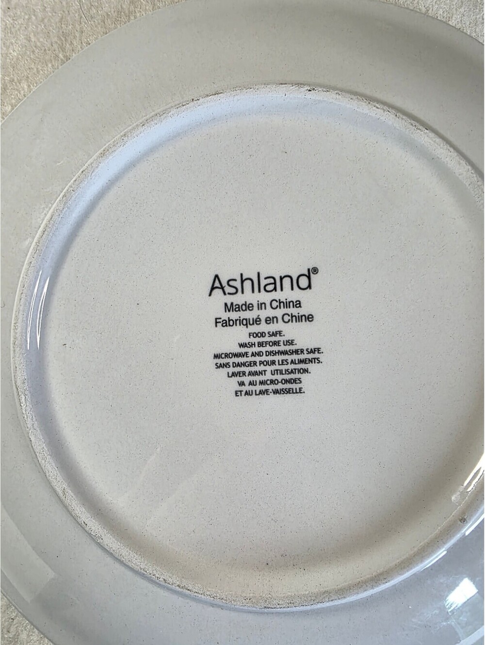 Ashland Fall Salad Plate Blue Pickup Truck Pumpkins Harvest 8.75” - Picture 4 of 6